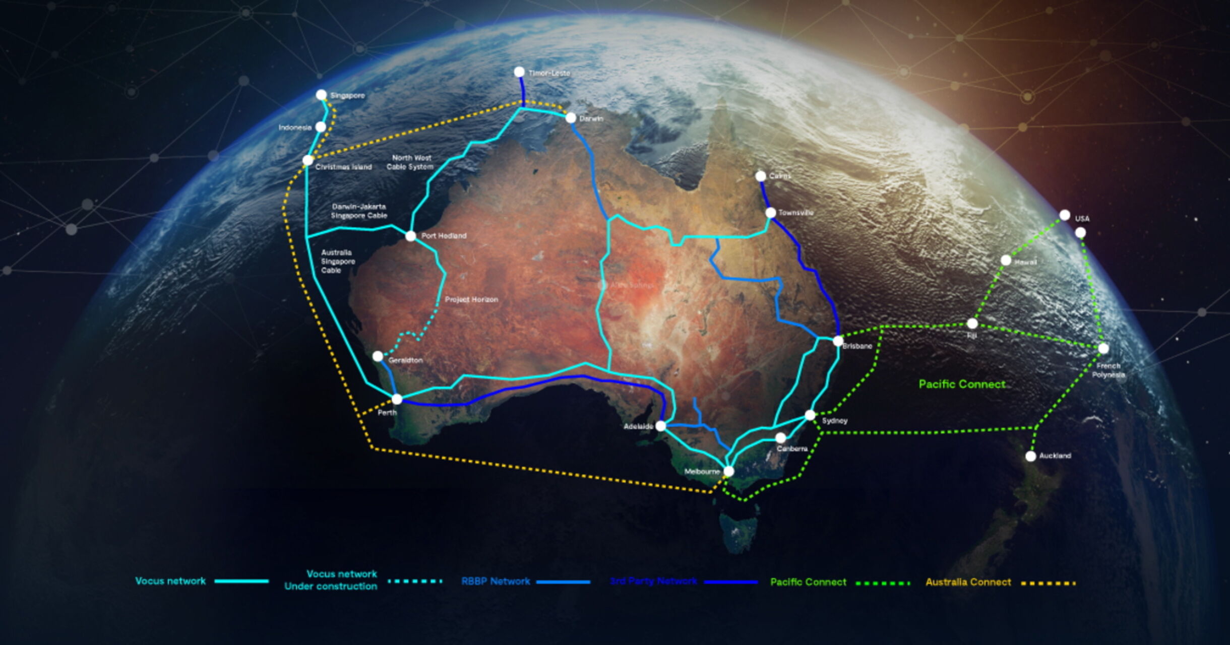 Bosun: Google dan Vocus meningkatkan konektivitas Australia dengan jaringan serat optik baru